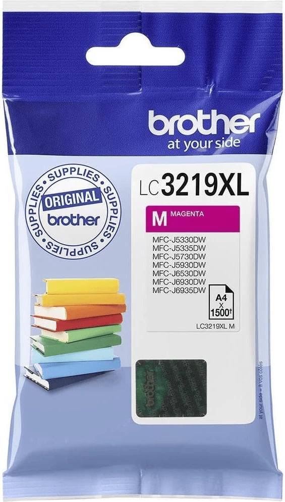 Kartush bojë, Brother LC-3219XLM, XL 1500 faqe, magenta