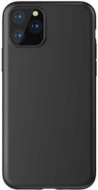 Mbështjellës fleksibil gel Hurtel për iPhone 15 Plus, TPU, i zi