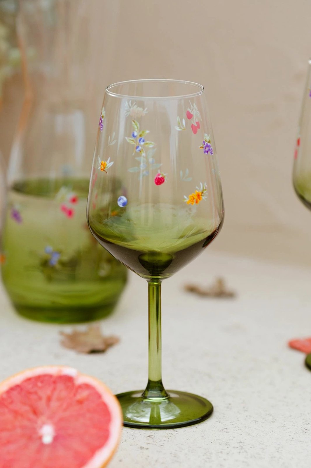 Set gotash xhami (4 copë), Hermia Concept, Jardin 490, ngjyrë e gjelbër