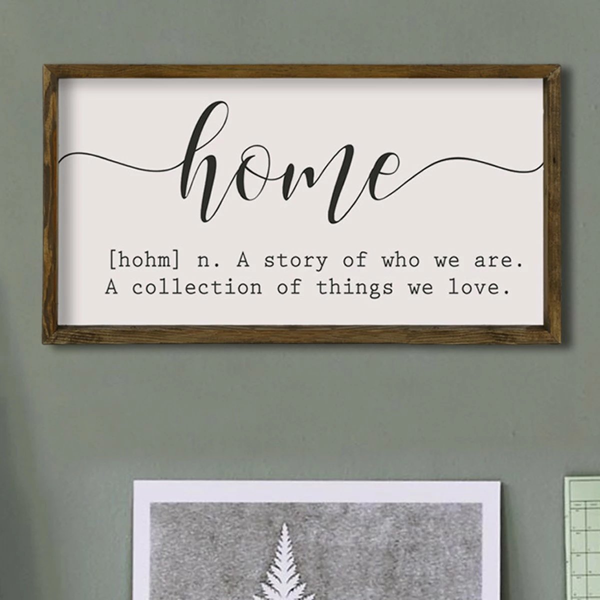 Pikturë dekorative me kornizë MDF, KZM318, 25x50cm