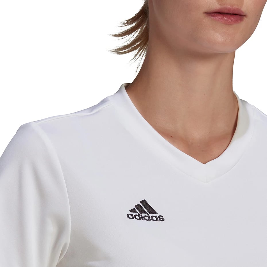 Maicë për femra adidas, e bardhë