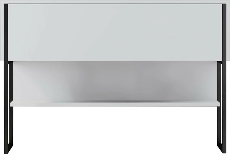 Komodë Hanah Home Luxe, e zezë dhe e bardhë