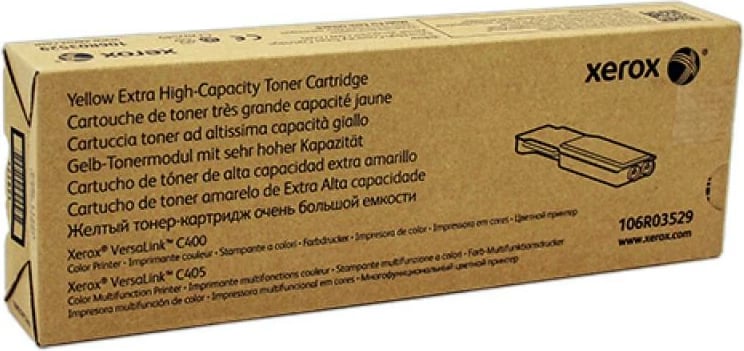 Toner, Xerox, 106R03529 VersaLink C400/C405 Extra High Capacity 8000 faqe, verdhë