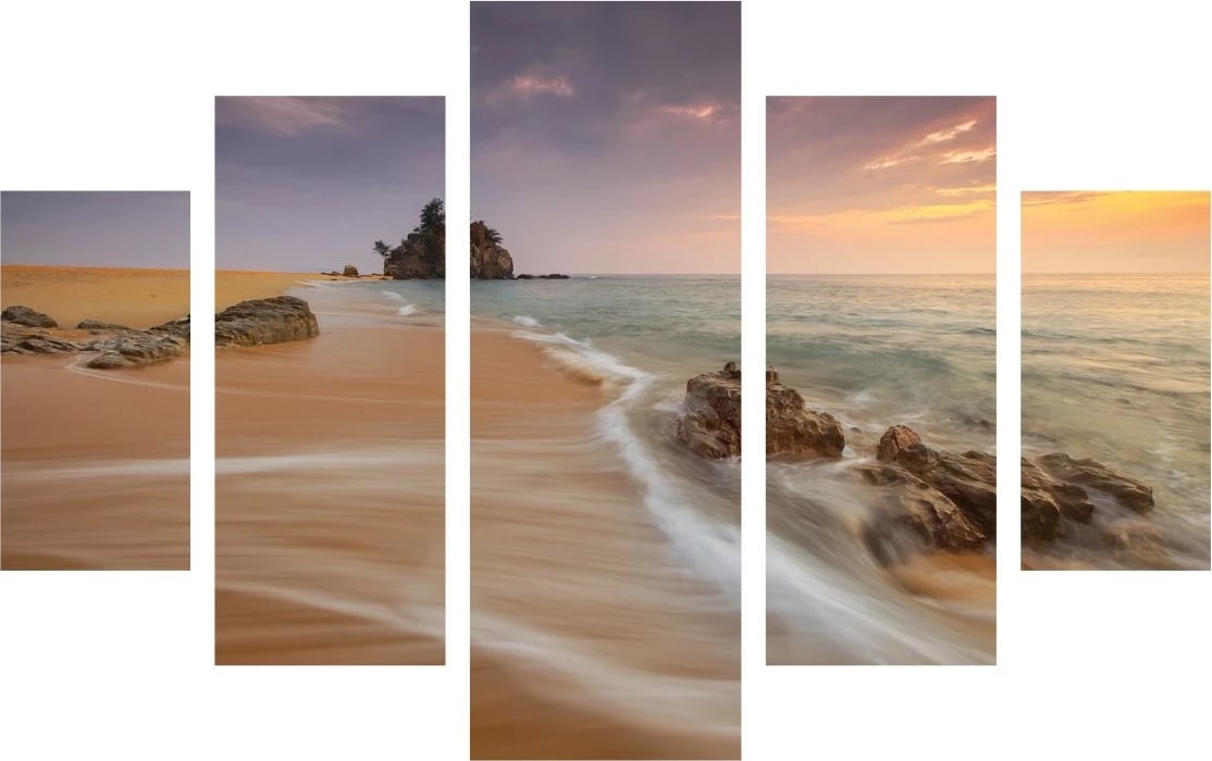 Pikturë dekorative MDF, 5 pjesë, Wallity, 5MDF4533_60100, 100x60cm