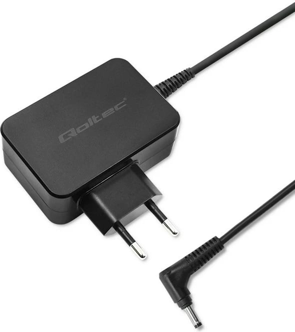 Adapter rryme Qoltec 52393 për Lenovo, 45W, 20V, 2.25A, 4.0x1.7 mm, i zi