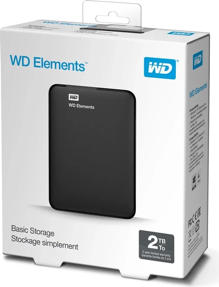 Hard disk HDD Western Digital WD, 2TB, i zi