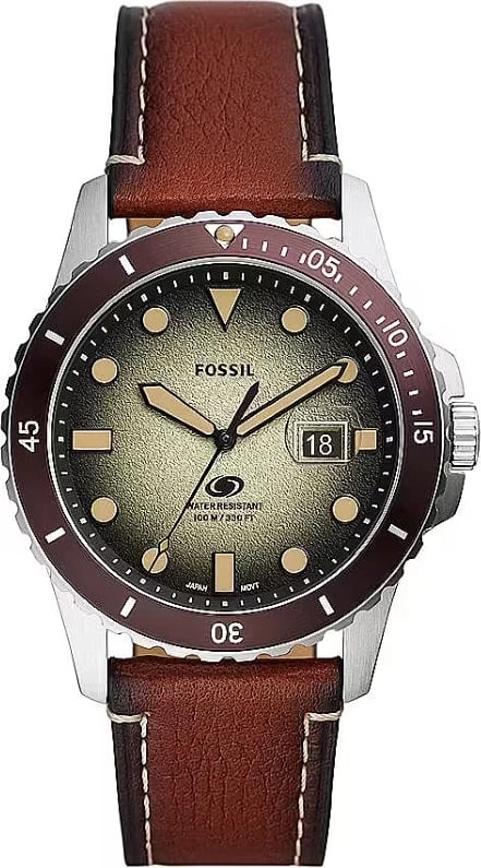 Orë dore FOSSIL BLUE për meshkuj, kafe