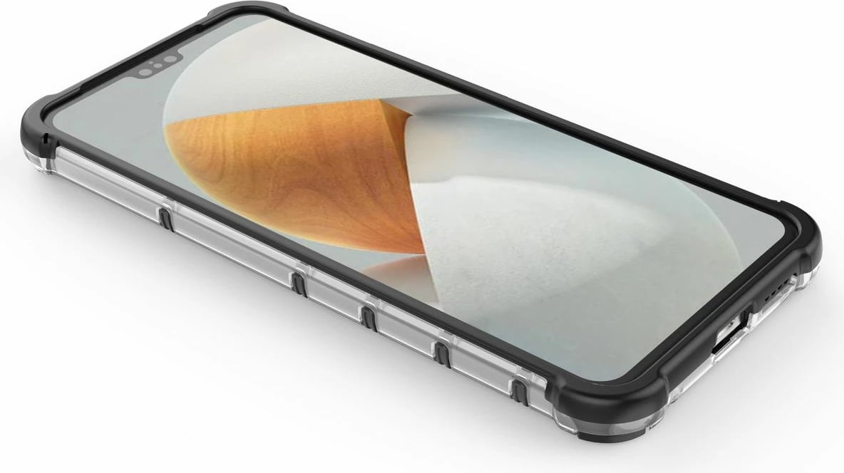 Mbështjellës Hurtel honeycomb për Vivo V23 5G, i zi Mbështjellës Hurtel honeycomb për Vivo V23 5G, i zi