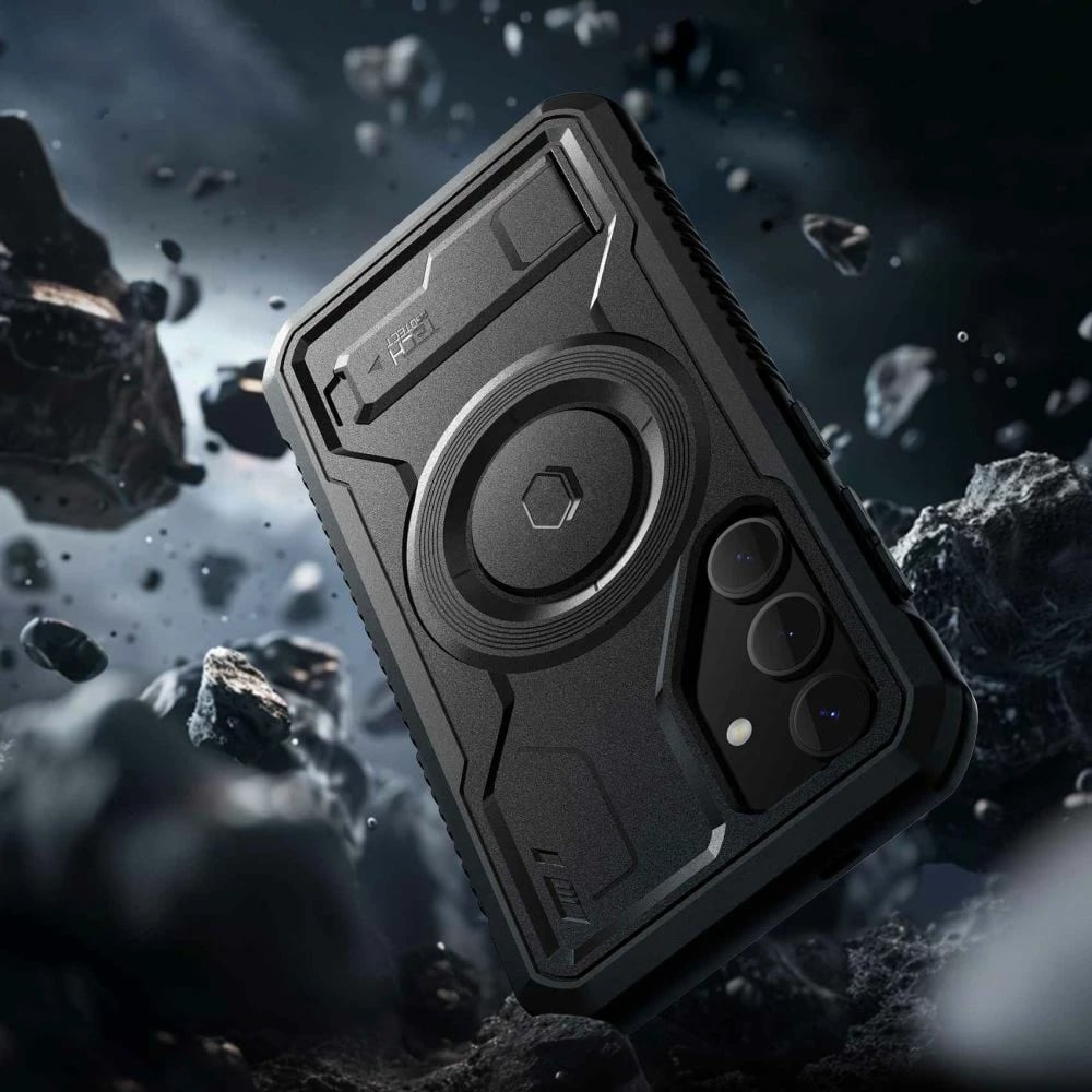 Mbështjellës Tech-Protect Kevlar MagSafe+ për Samsung Galaxy S24+, i zi