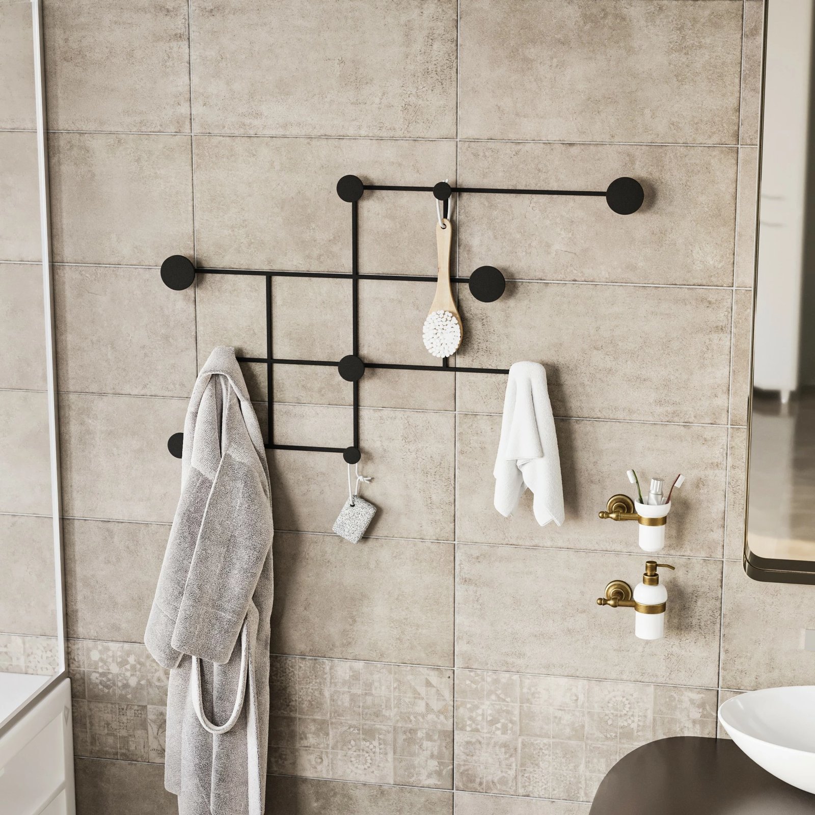 Varëse muri metalike Wallity, Fatara, e zezë