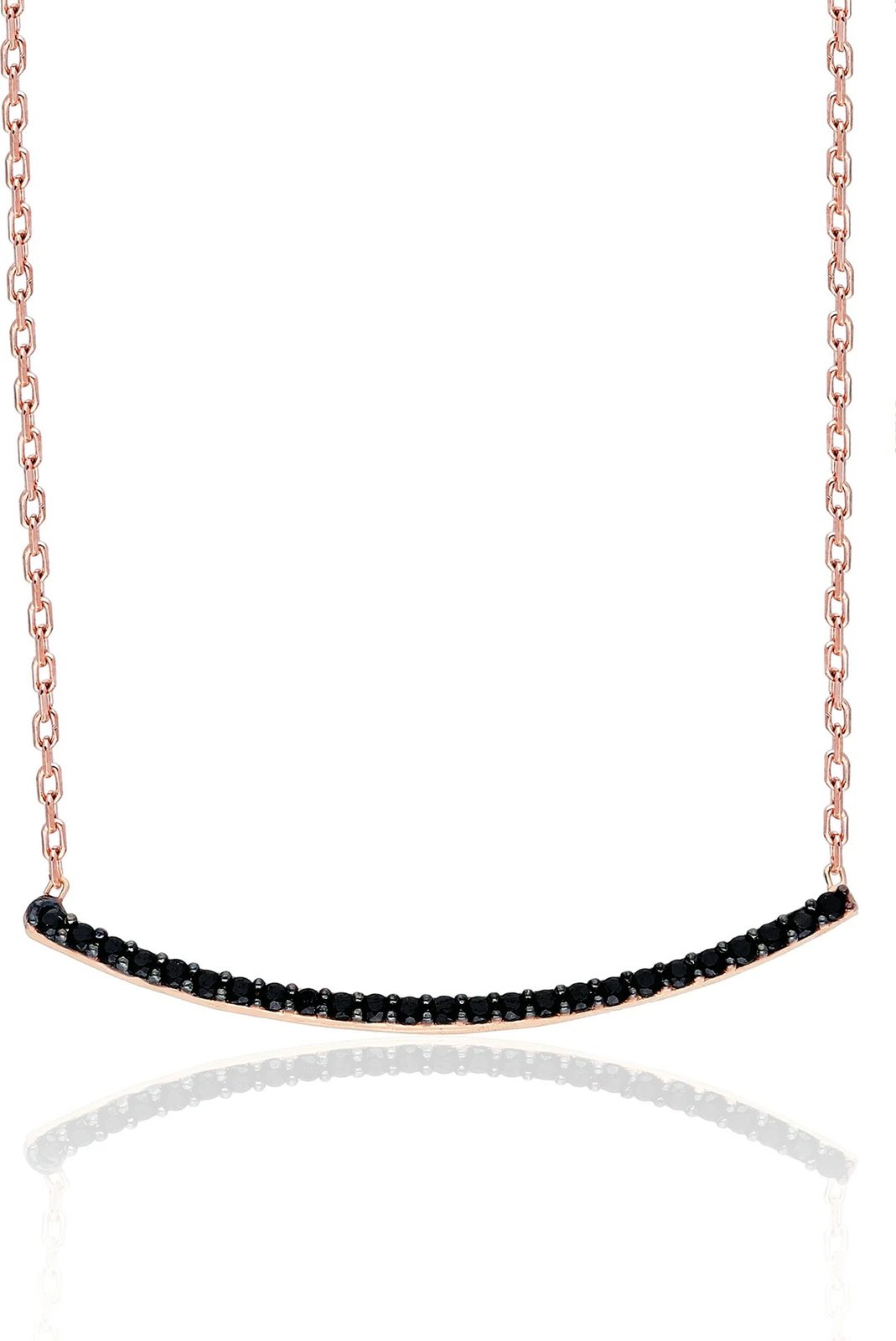 Qafore argjendi Jumeon, ngjyrë rozë e zezë, KL - 0474