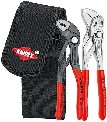 Set mini pensa Knipex 00 20 72 V01, dorezë e kuqe, me mbështjellës