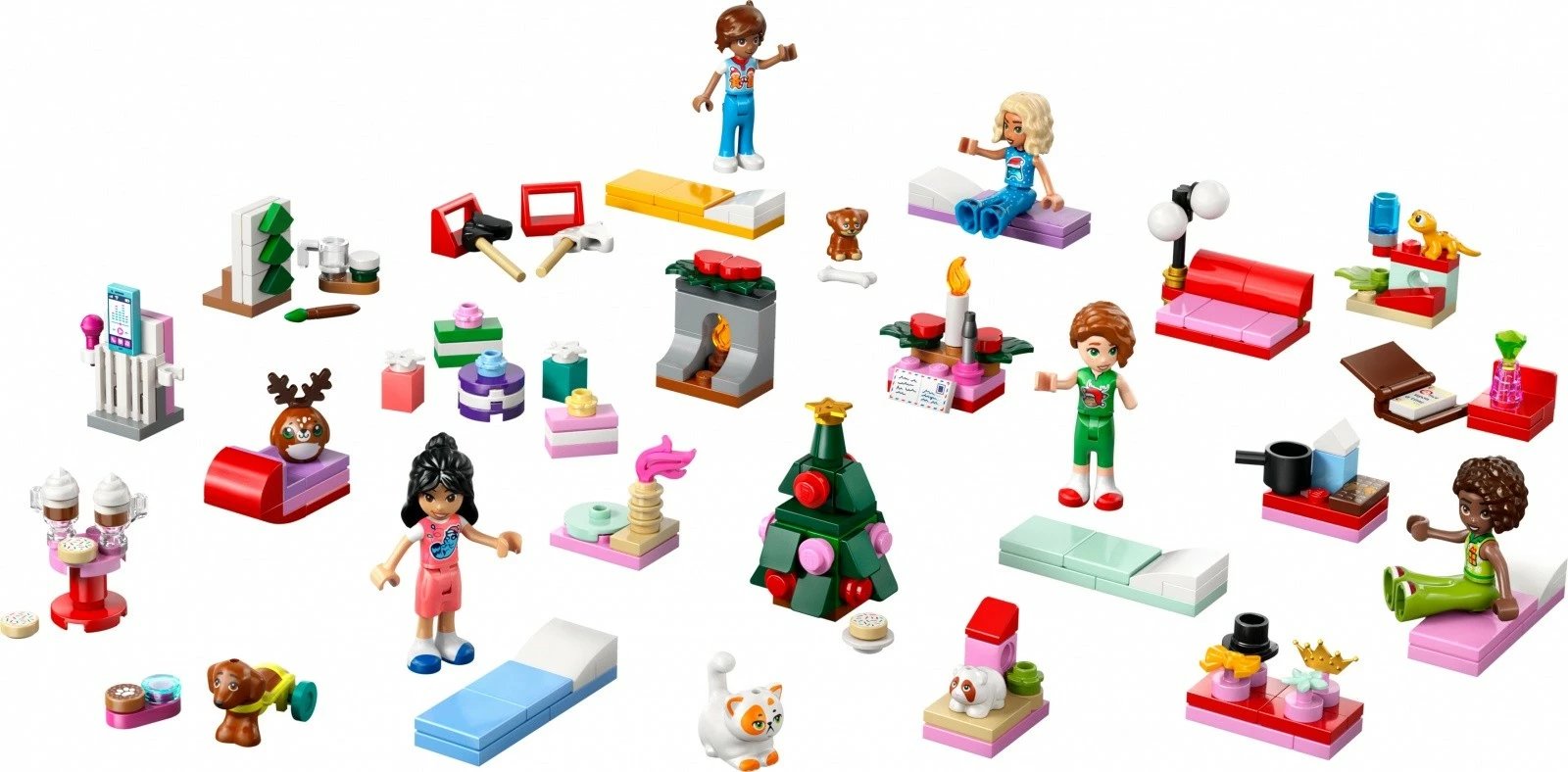 Set LEGO Friends Advent Calendar 42668, 237 pjesë, për fëmijë, shumëngjyrësh