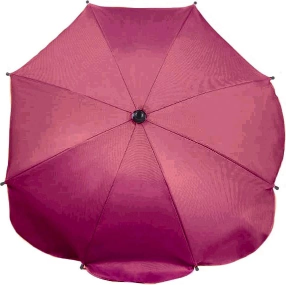 Çadër për karrocë bebe, NEW BABY, universale, diametër 65 cm, lartësi 60 cm, vjollcë-rozë