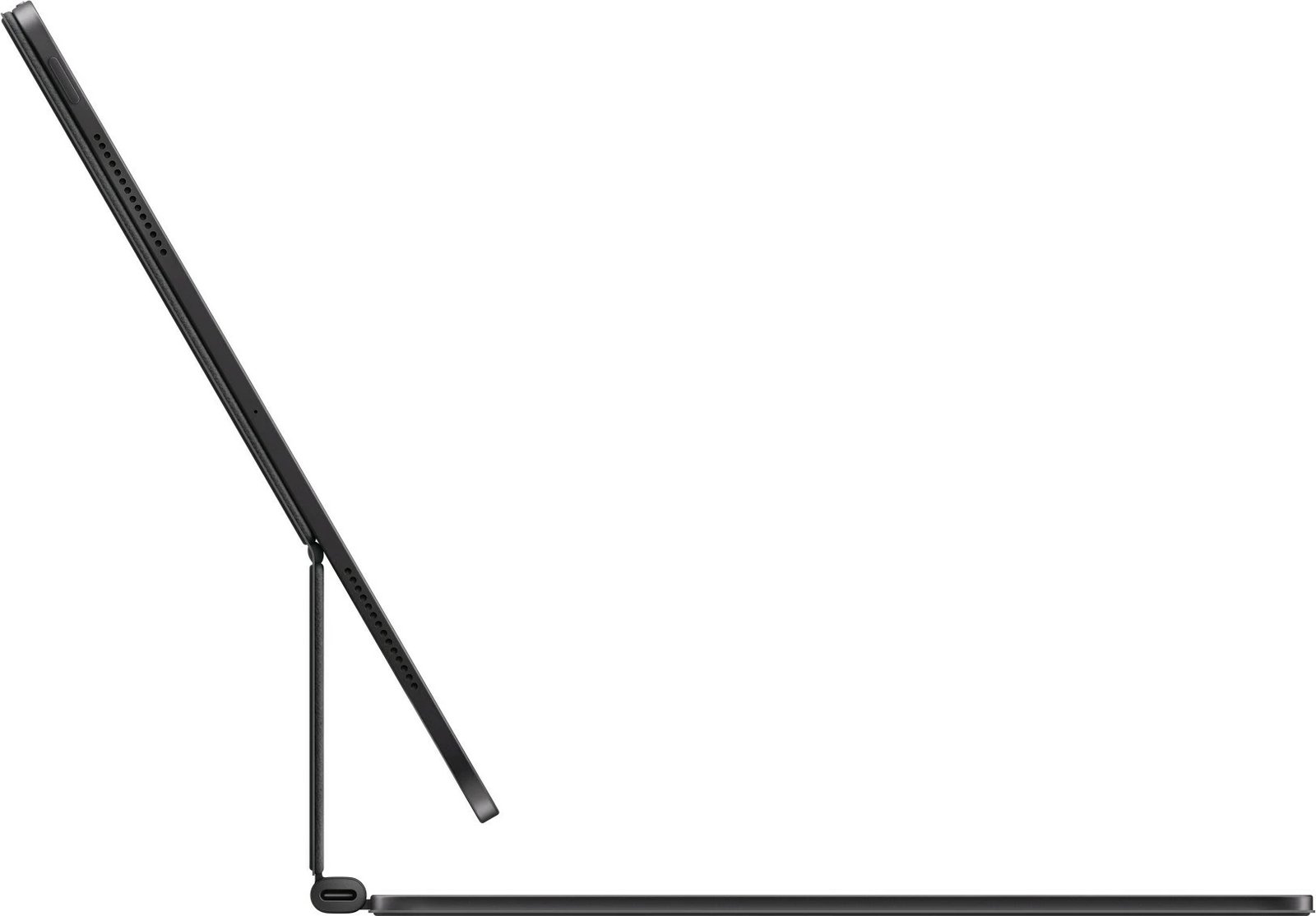 Tastierë Apple Magic për iPad Pro 13-inch (M4) - US English - E zezë, QWERTY, US English, Trackpad, Scissor key switch, 1 mm, Apple