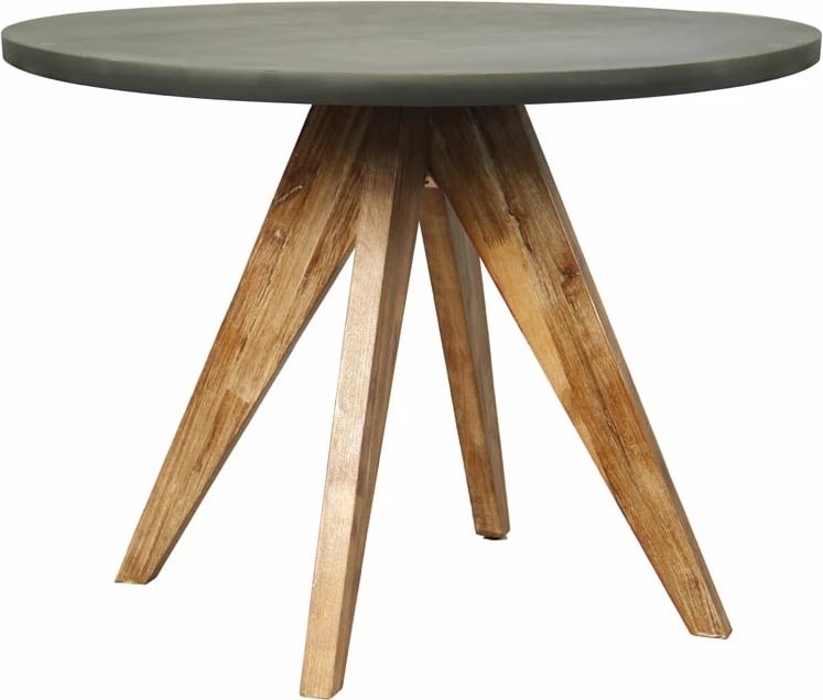 Tavolinë Caldera, çimento, 120x120x74.5