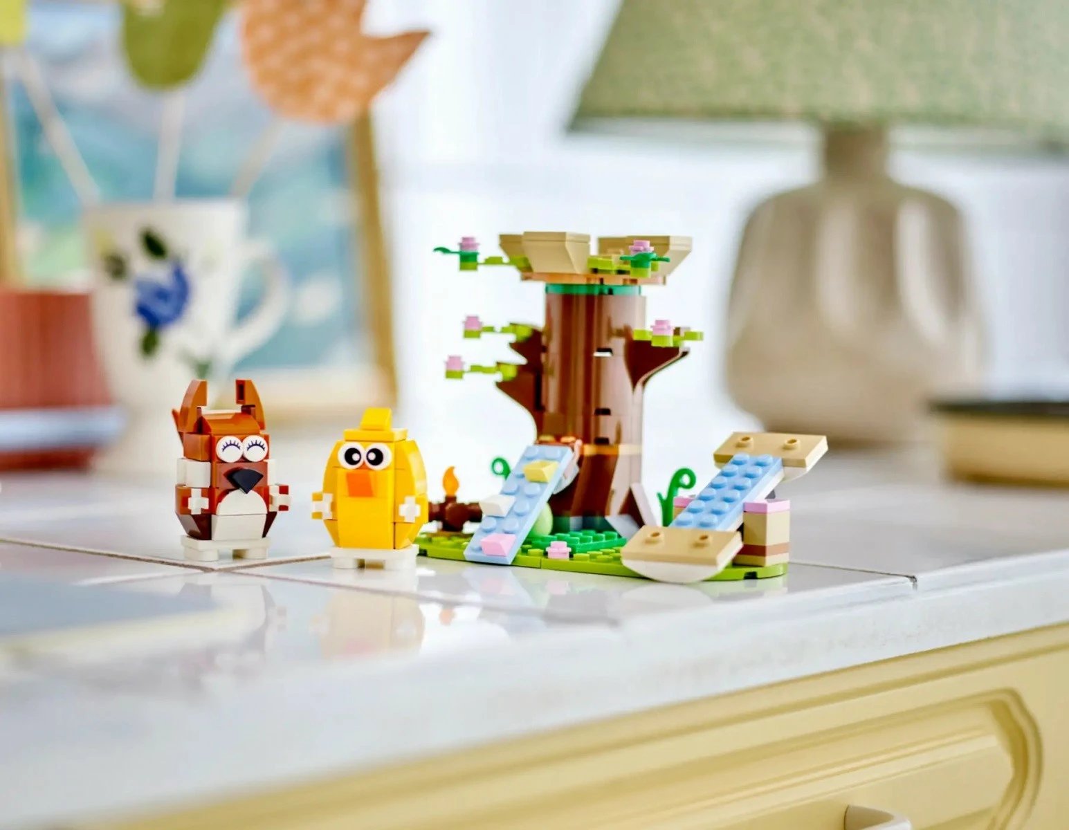 Set LEGO Spring Playground for Animals 40709, 172 pjesë, plastikë, shumëngjyrëshe