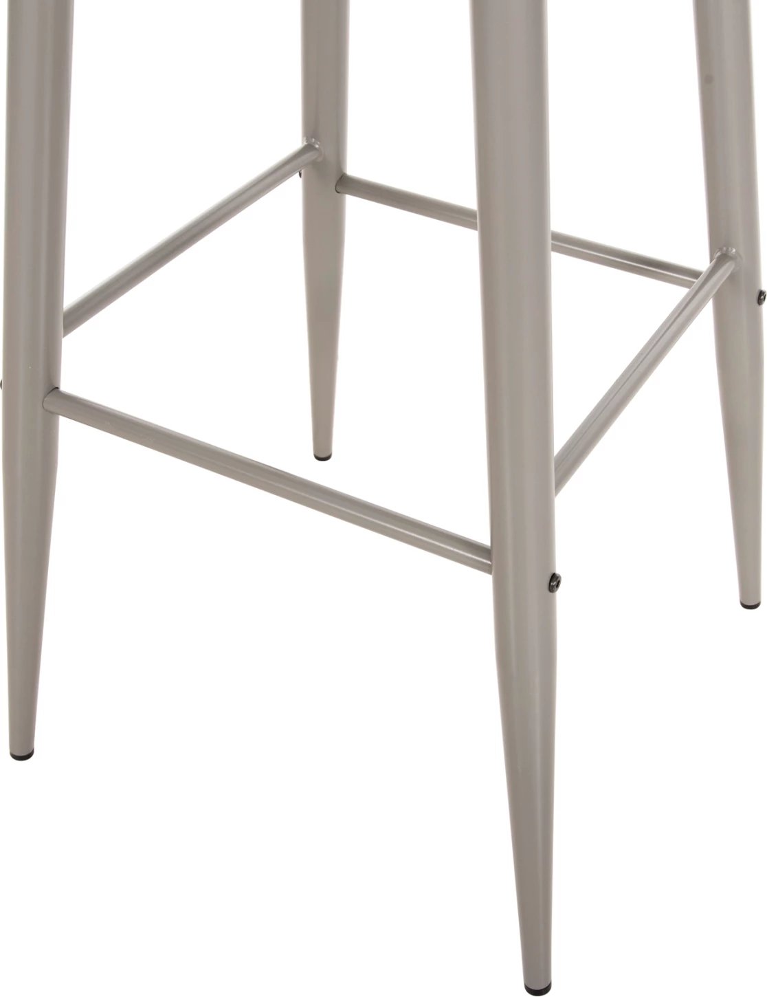 Karrige për bar, vend i lartë, VANESSA FH8459.20, gri PP & këmbë metalike gri, 47x48,5x107H cm., set prej 2 copë