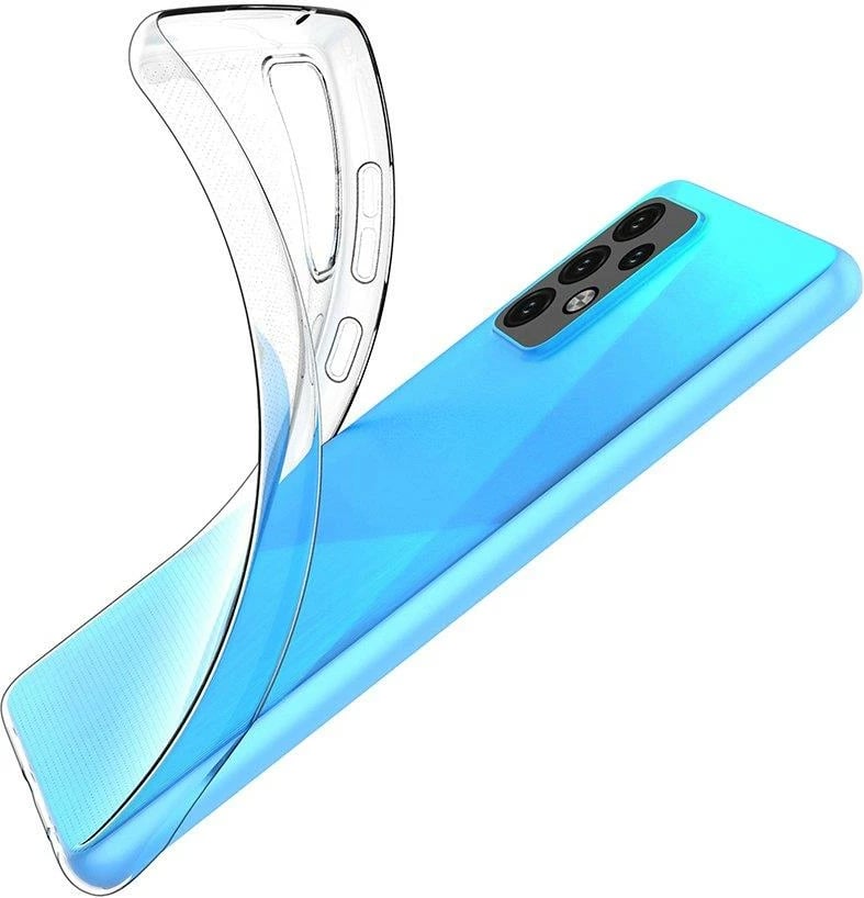 Mbështjellës Hurtel Ultra Clear 0.5mm për Realme C21, Transparent