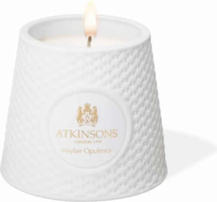Qiri aromatik Atkinsons Mayfair Opulence unisex 200g bardhë