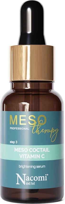 Serum për fytyrë Nacomi Brightening Mesotherapy Cocktail me Vitaminë C për femra, 15ml