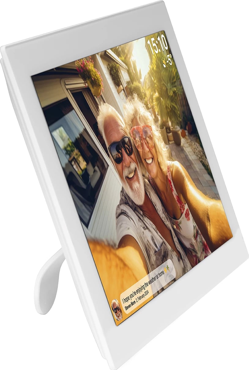 Kornizë digjitale Denver Frameo PFF-1037W, 10.1", 16 GB, e bardhë