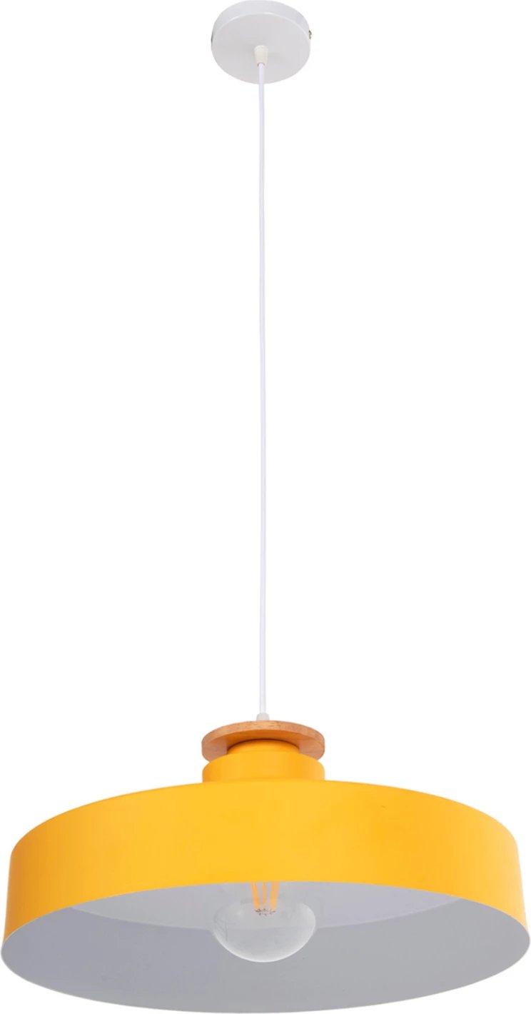 Llambë varëse tavani FH4159.04 metalike e verdhë Φ40x116Hcm Llambë varëse tavani FH4159.04 metalike e verdhë Φ40x116Hcm