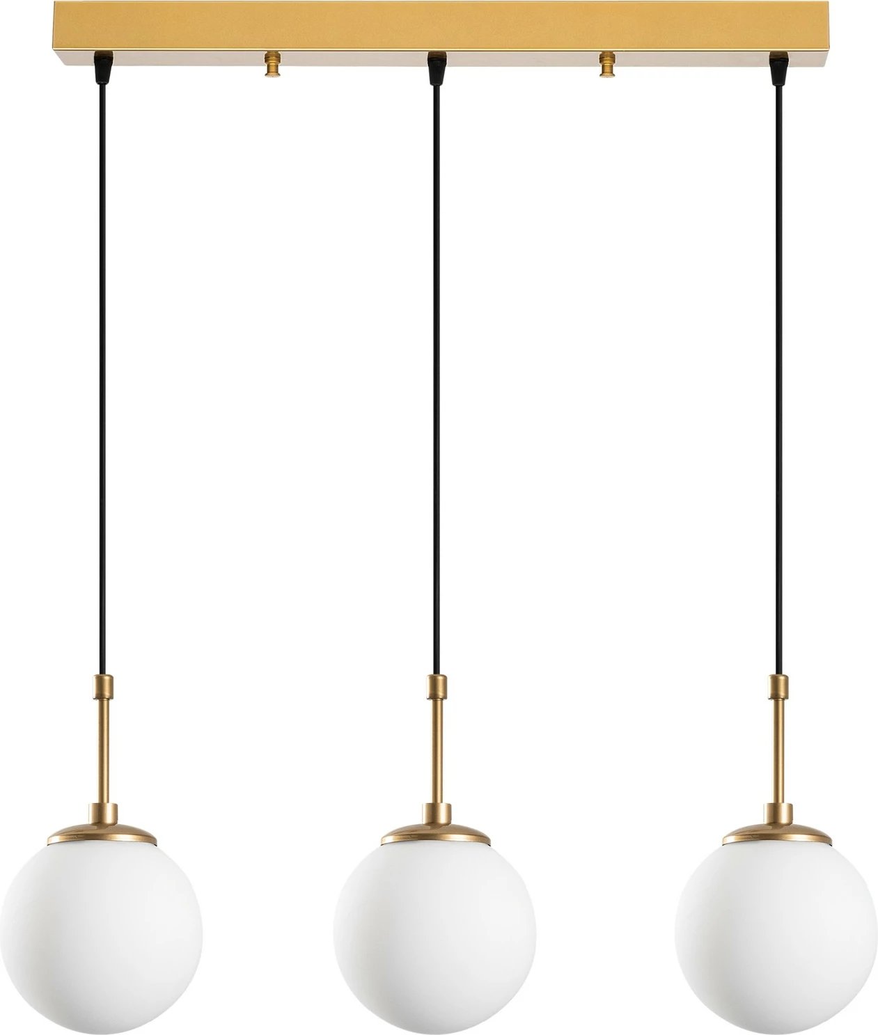 Llambë tavani Opviq, Orbital, ngjyrë ari, 65x15x115cm