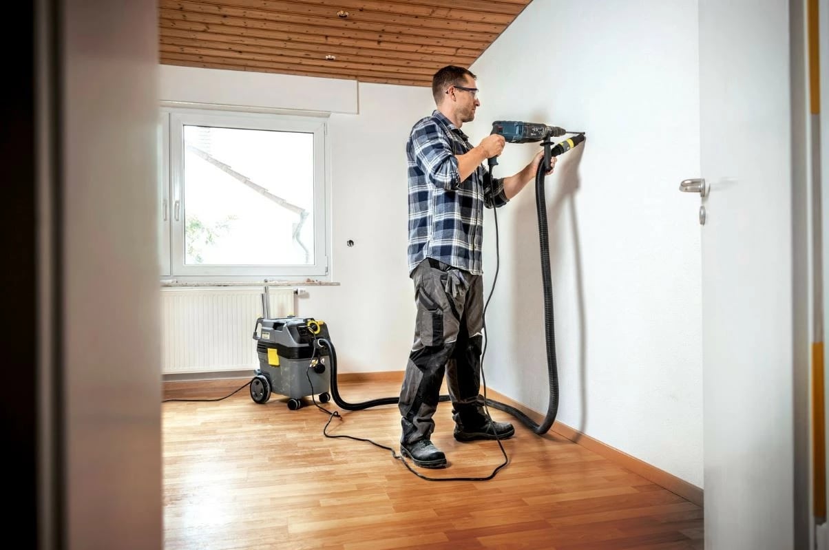 Kasë industriale Karcher NT 30/1 Ap Te M, 30L, 1380W, Gri/Verhë