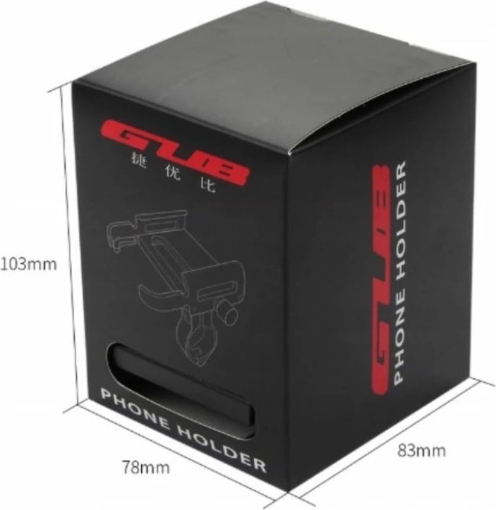 Mbajtëse telefoni për biçikletë Yakimasport, e zezë