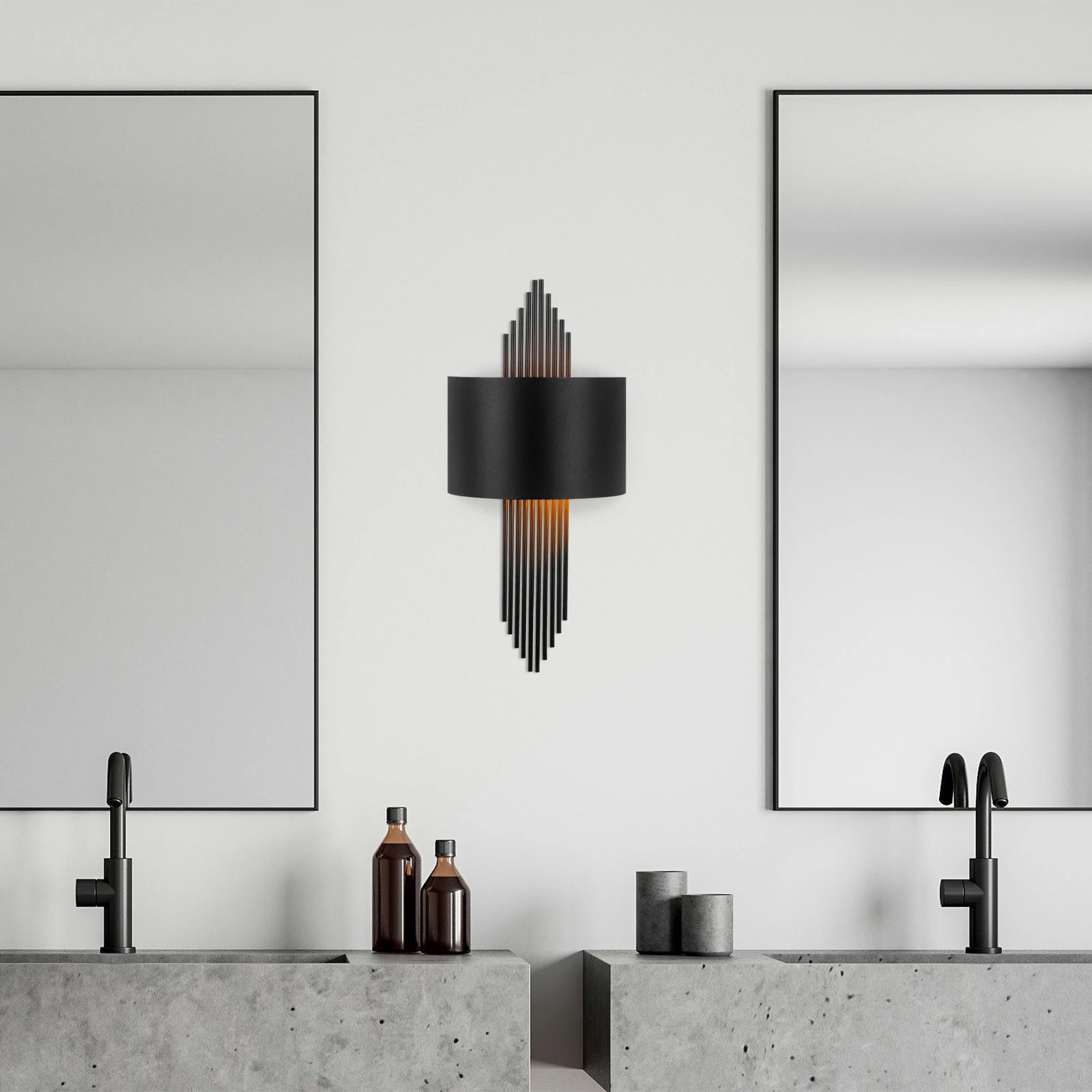 Llambë muri Opviq, 620 - A, ngjyrë e zezë