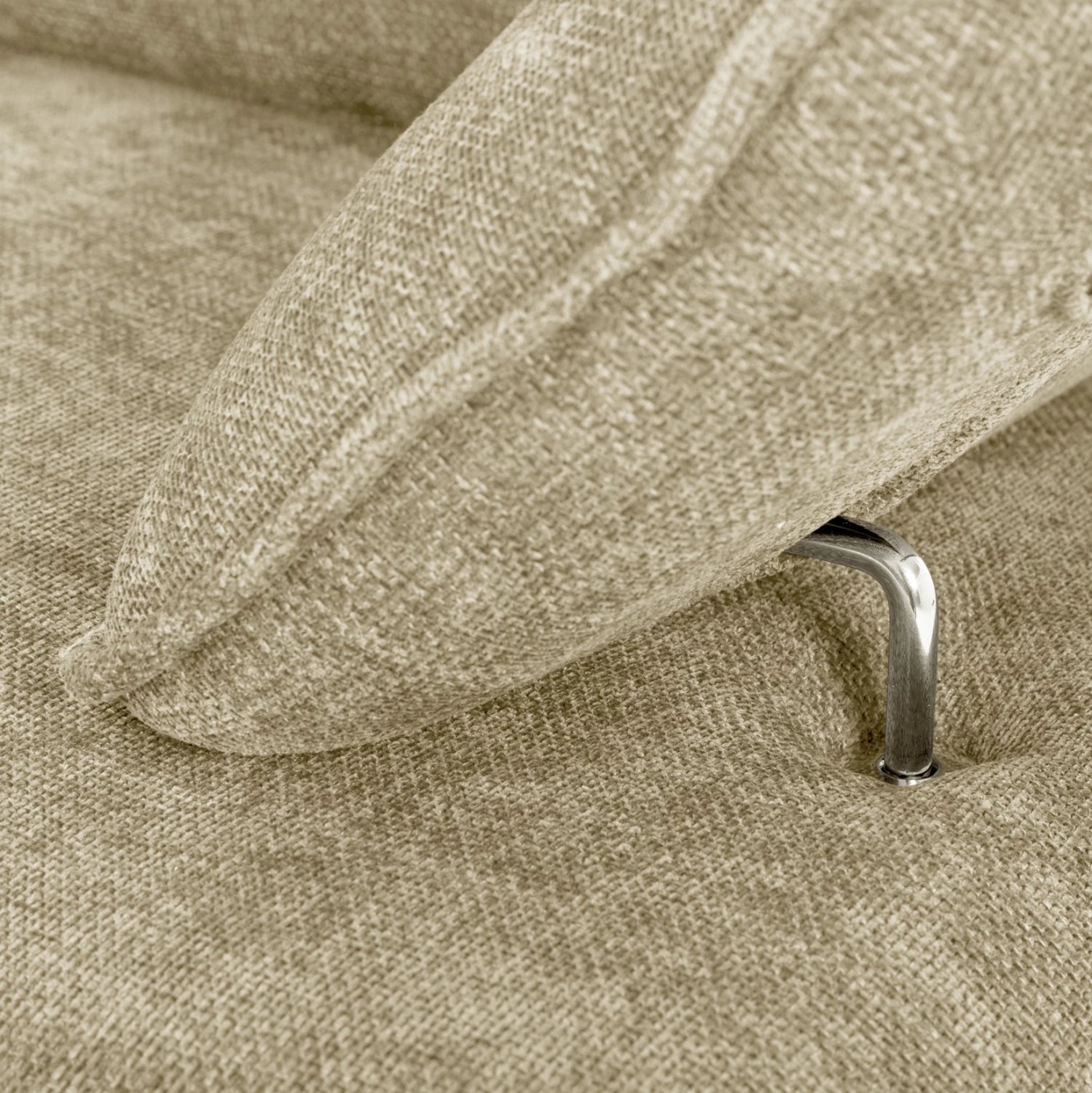 Divan-krevat këndor (majtas) CONVERT FH3268.01L, pëlhurë ecru, 283x188x100H cm