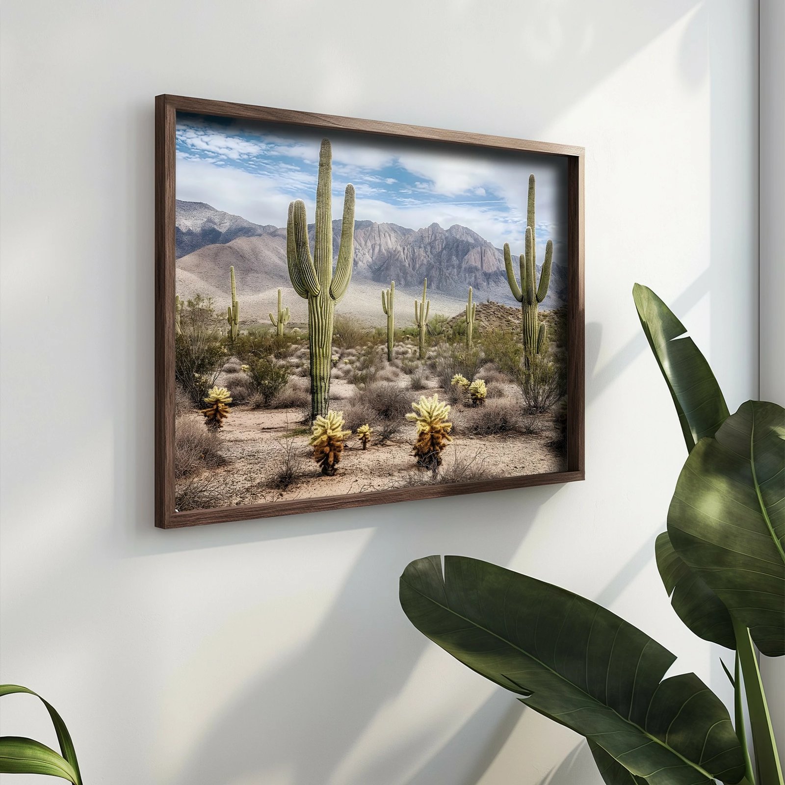 Pikturë dekorative me kornizë MDF, Wallity, GE184-L, shumëngjyrëshe