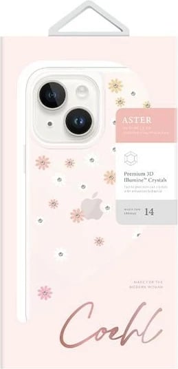 Mbështjellës UNIQ Coehl Aster për iPhone 14 Plus, rozë