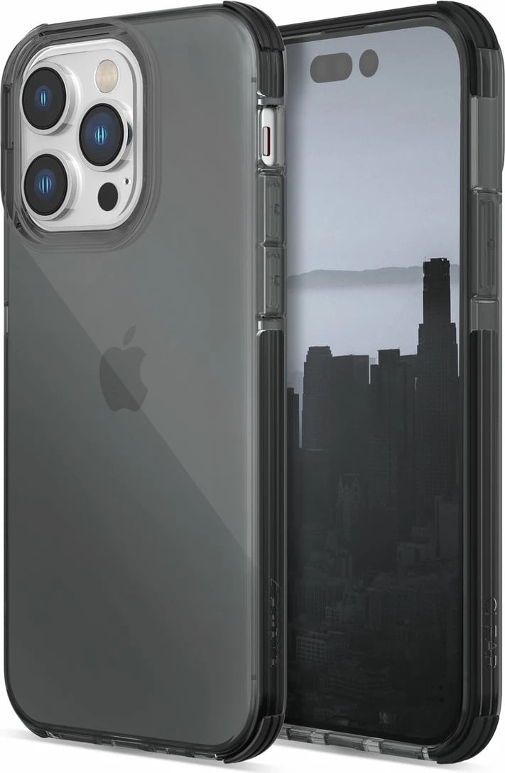 Mbështjellës Raptic X-Doria Clear për iPhone 14 Pro, MagSafe, Gri
