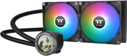 Ftohës i lëngshëm Thermaltake TH280 V2 Ultra ARGB, 14 cm, i zi