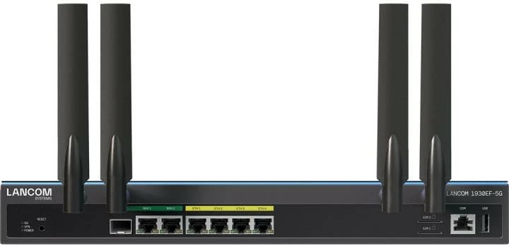 Router SD-WAN LANCOM 1930EF-5G 5G dual-SIM, Multi-WAN, Gigabit Ethernet, SFP/TP combo
