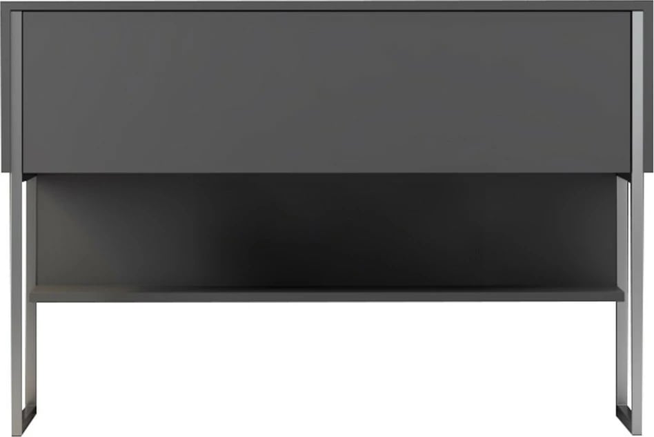 Komodë Hanah Home, Luxe, argjend dhe antracit