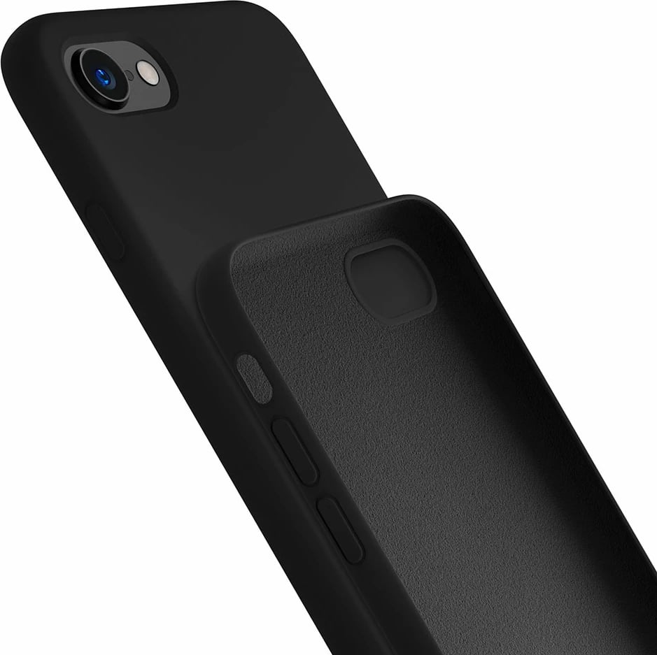 Mbështjellës silikon për celular 3mk, për iPhone 7/8/SE 2020/2022, i zi