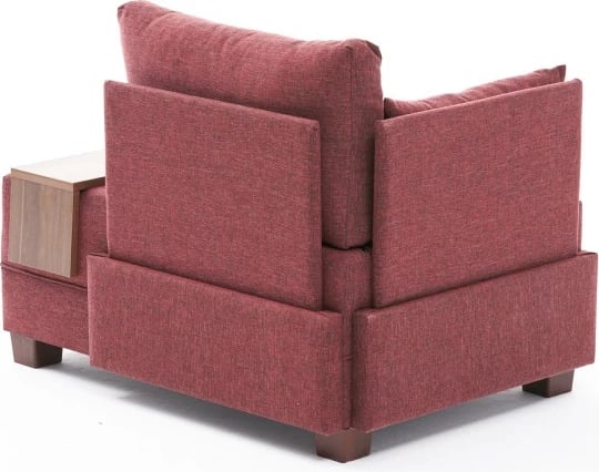 Karrige njëvendëshe Fly, ngjyrë e kuqe e thellë, Atelier del Sofa, pjesa e majtë