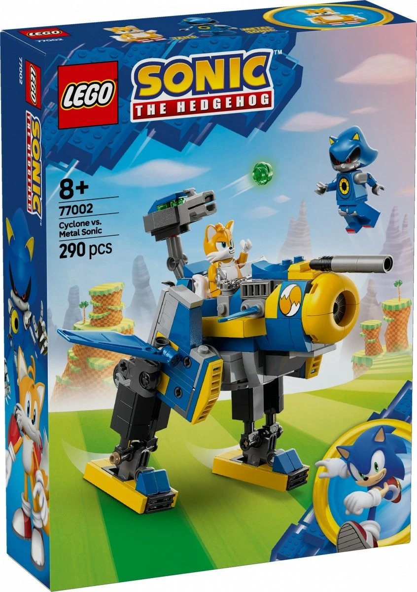 Set ndërtimi LEGO Sonic the Hedgehog 77002 Cyclone vs Metal Sonic, 290 pjesë