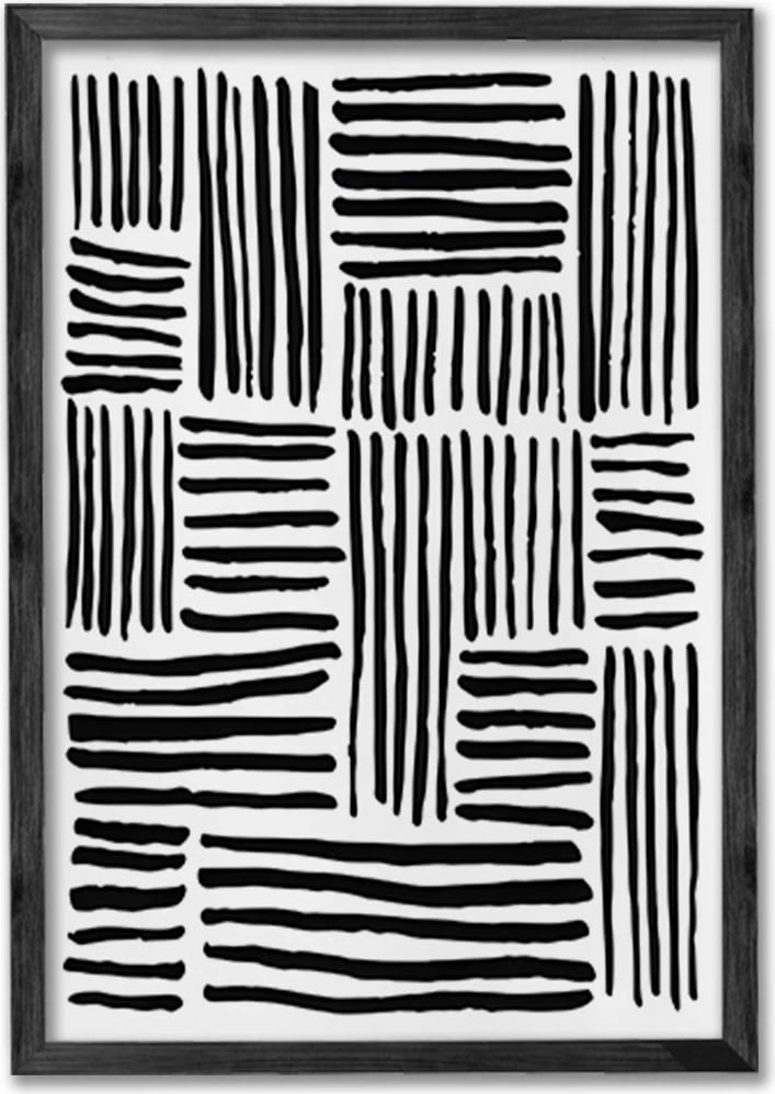 Pikturë dekorative me kornizë (3 copë), Wallity, Ersy3Syhcrv65