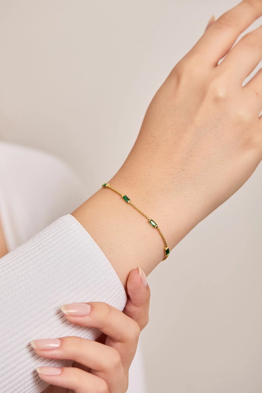 Byzylyk argjendi, ngjyrë e gjelbër, Jumeon, TFNY65216Yesil