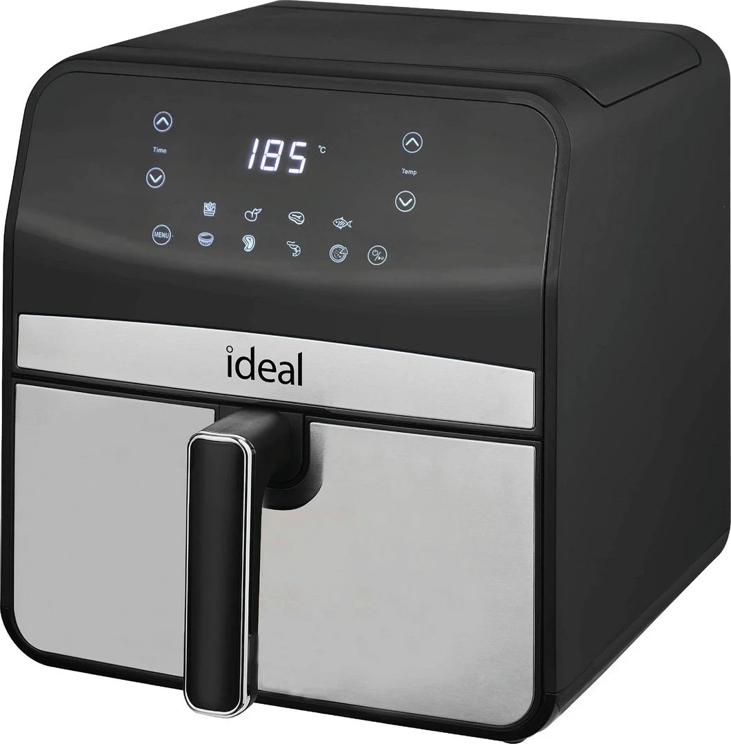 Fritezë me ajër ELDOM IK1501, 6.5 L, 1800 W, e zezë/inox