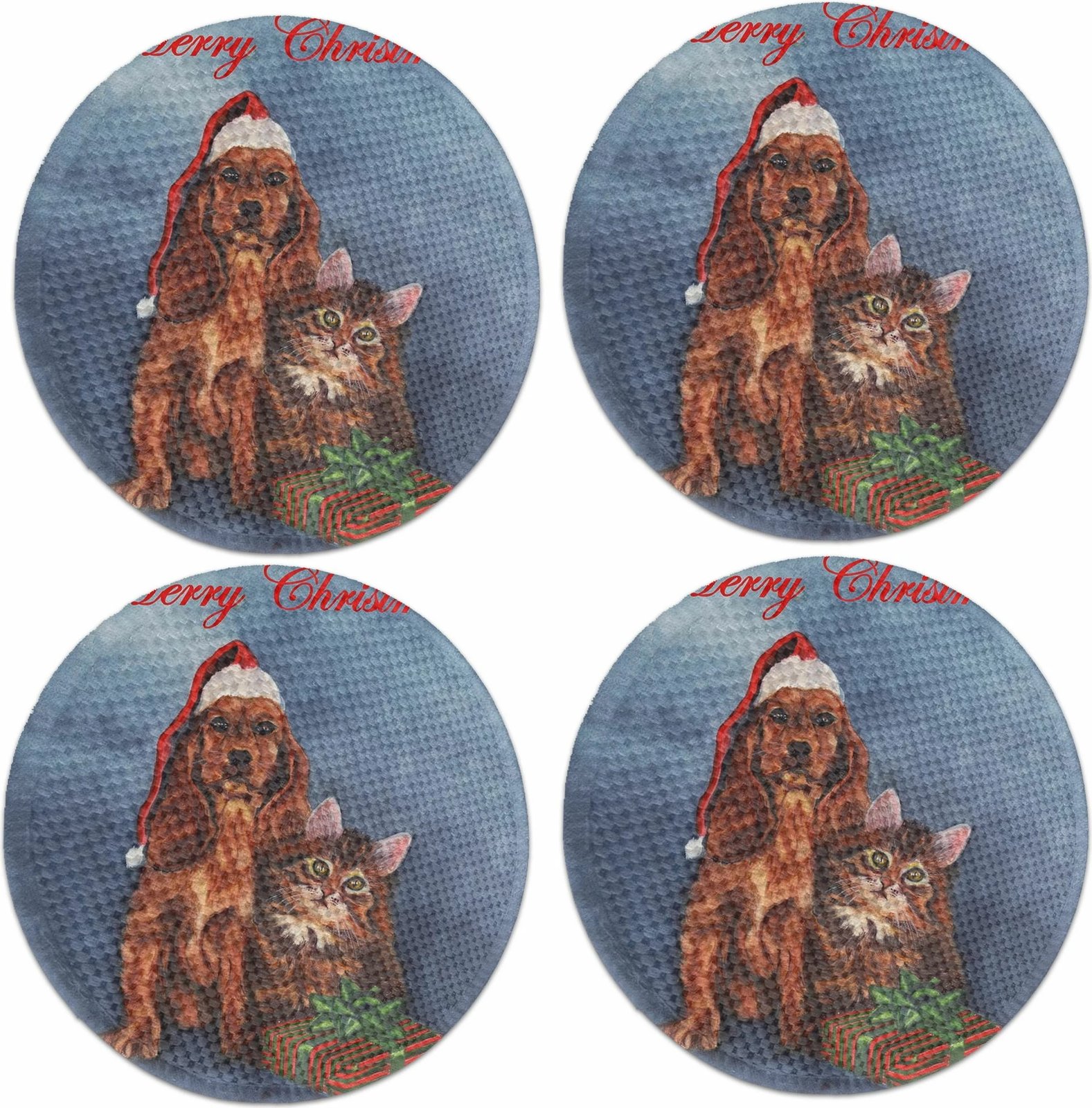 Set nënshtrues tavoline Hermia Concept, shumëngjyrësh, 2962Supla, 4 copë