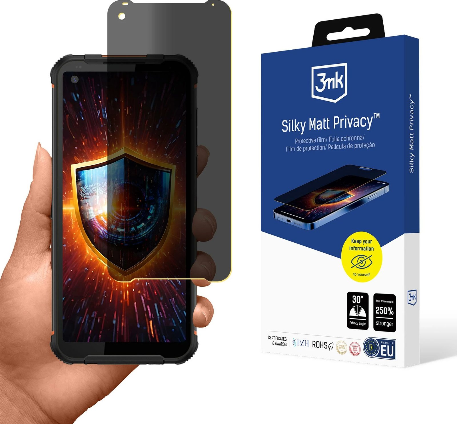 Film mbrojtës mat privacy 3mk Silky Matt Privacy për Kruger&Matz Drive 10