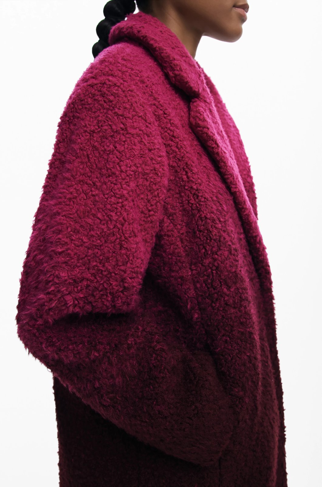 Pallto femra Desigual, rozë