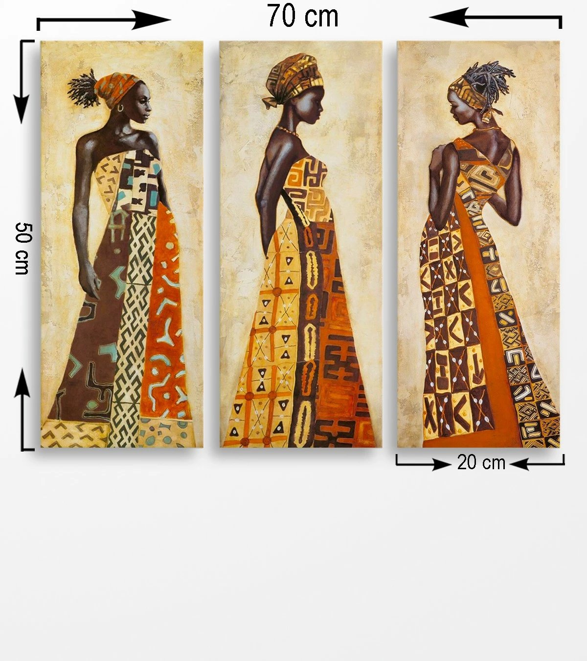 Pikturë dekorative MDF, 3 pjesë, Wallity, MDF0058 Pikturë dekorative MDF, 3 pjesë, Wallity, MDF0058