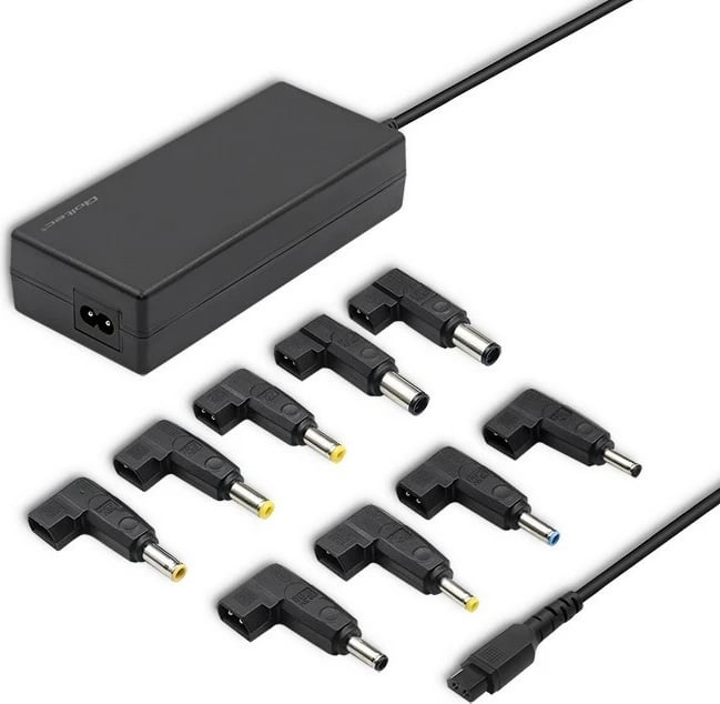 Furnizues universal energjie Qoltec 50012.90W, 8 plugje, 90W, i zi