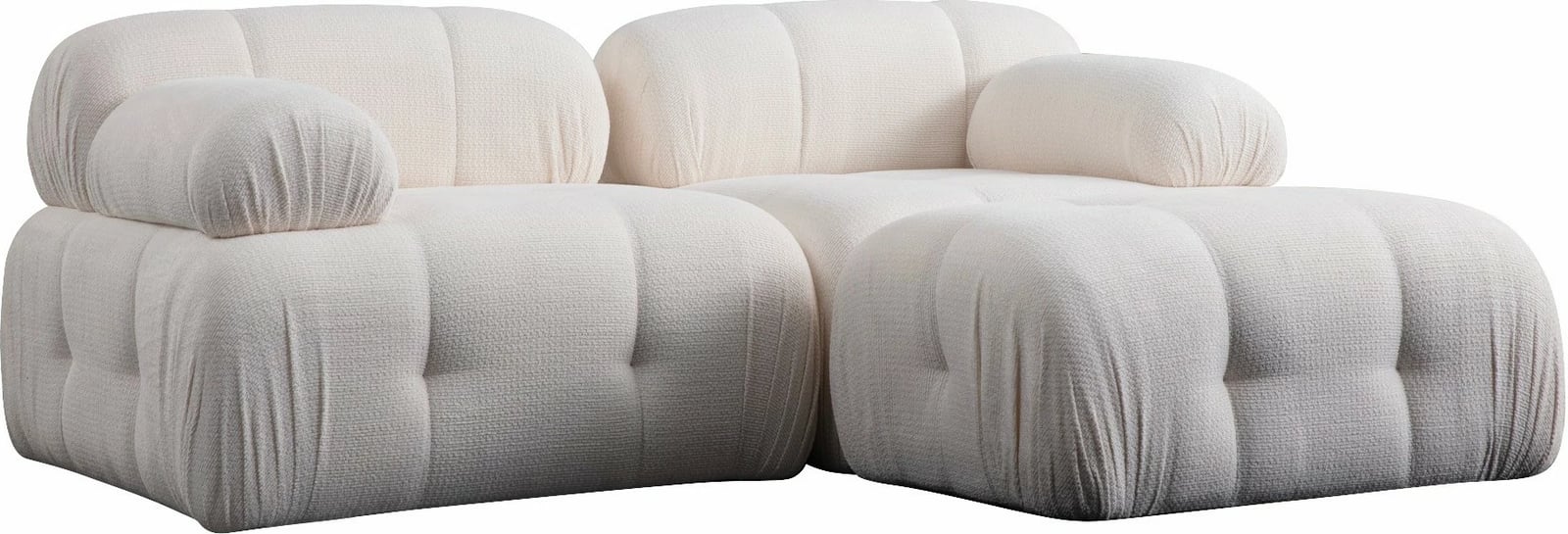 Kënd-sofa Atelier del Sofa, Petite 2, e bardhë